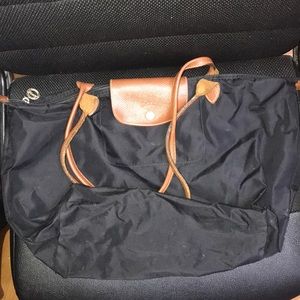 Large Longchamp in the color black